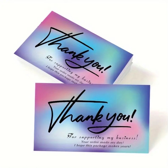 Other - 50pcs Thank You Cards